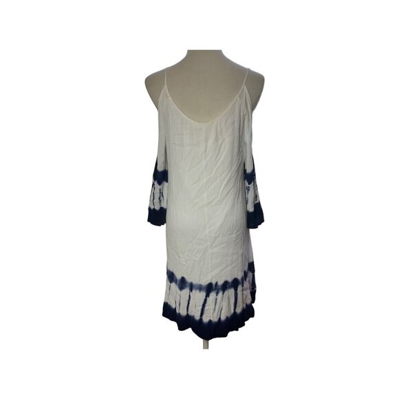 Haute Society Blue & White Spaghetti Strap Dress. Sz S - Picture 4 of 4